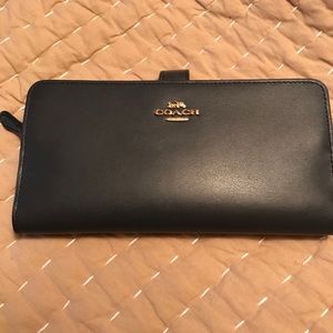 Classic Navy Coach Wallet